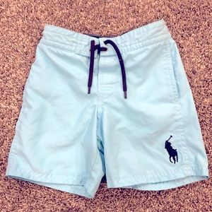 Kids polo swim trunks